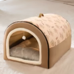 Dog Cave Shelter Detachable Large Dog Bed House Washable Cat House Nest Comfortable Winter Cat Bed Castle Dogs Cats Pet Supplies - Image 2