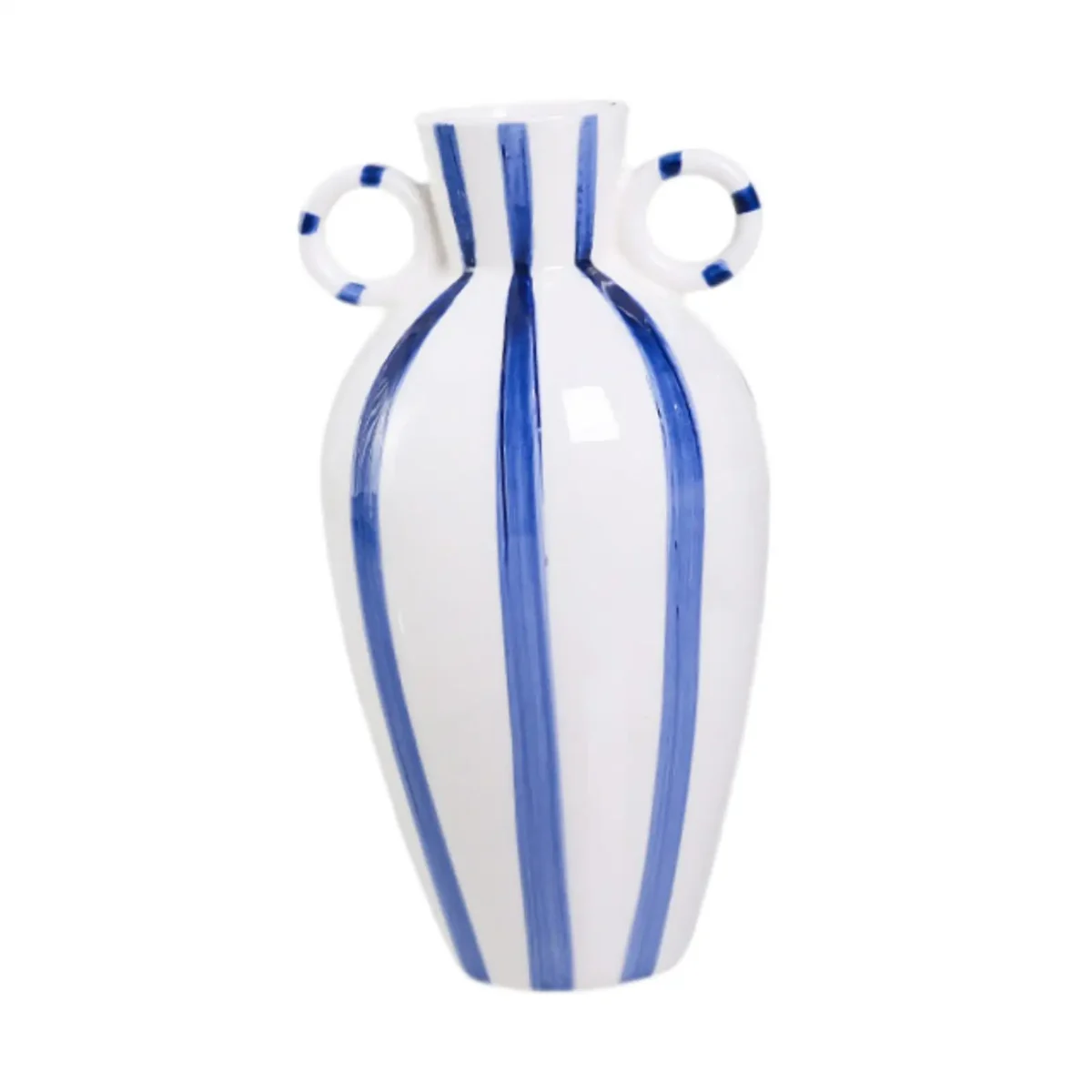 Boho Ceramic Vase Flower Arrangement Display for Kitchen Farmhouse Indoor - Image 1