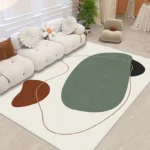 Scandinavian Minimalist Bedroom Rug for Stylish Home Decor - Image 5