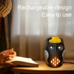 Scented Candle Melter Dimmable Owl Wax Melt Warmer Fragrance Warmer Night Light for Scented Waxs Fragrance Oil - Image 2