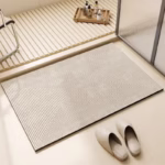 Bathroom Carpet,Absorbent Diatom Mud Floor Mat, Non-Slip Bath Rug, Toilet Doormat, Quick Drying Area Rugs 욕실 카펫