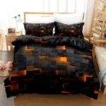 3pcs Duvet Cover Set (1xDuvet Cover + 2xPillowcase Without Core) Red Grid Print Bedding Set Comfortable Duvet Cover For Bedroom - Image 3