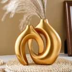 2PCS Set Creative Couple Series Home Decoration Vase, Large Medium Combination Indoor Table Ornaments for Interior Decoration - Image 4
