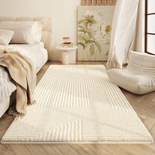 Luxurious Plush Anti-Slip Rugs for Cozy Bedrooms & Living Spaces