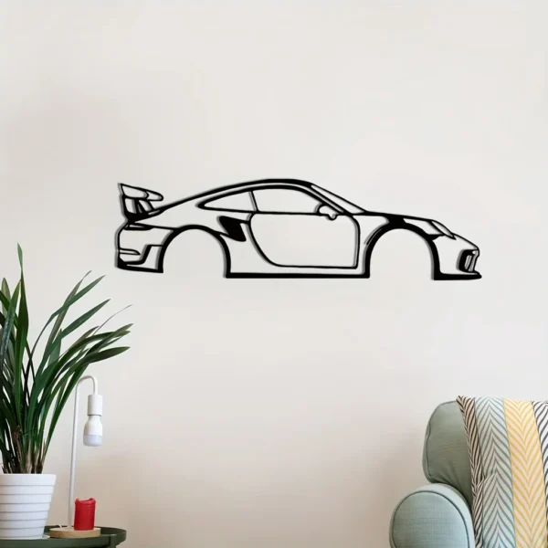 HelloYoung Metal Wall Decor,Sport Car Metal Wall Art , Boys And Girls Room Kindergarten Living Room Nursery Bedroom Decor