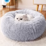 Super Cat Bed Warm Sleeping Cat Nest Soft Long Pluh Best Pet Dog Bed Super Soft Cat Bed Dog Cat Product Accessories Dog Bed Sofa - Image 2
