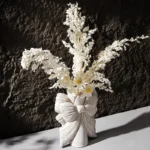 OasinNordic Bow Ceramic Vase Retro Minimalist Centerpiece Wall Shelf Decoration Accessories Coffee Table Decor Home Living - Image 3