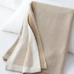 Nordic Air Travel Knit Blanket - Cozy Minimalist Sofa Throw - Image 2
