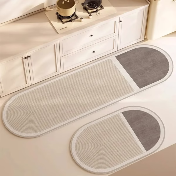 Kitchen Floor Mat Absorbent Doormat Non-slip Carpet Home Decoration Rug Anti-slip Foot Mats 주방바닥매트 Alfombra Cocina שטיח למטבח