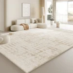 Large Size Living Room Decoration Soft Carpet Cream Style Rugs for Bedroom Thick Washable Bedside Floor Mat Home Fluffy Soft Rug - Image 3