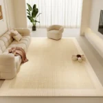 Cream Style Bedroom Decor Plush Carpet Large Area Carpets for Living Room Thickend Washable Cloakroom Rug Fluffy Soft Lounge Mat - Image 3