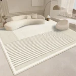 Modern Style Living Room Decoration Line Carpet Fluffy Soft Rugs for Bedroom Abstract Design Plush Rug Home Thickened Floor Mat - Image 3