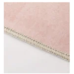 Chic Pink Nordic Area Rug - Luxury Non-Slip Carpet for Girls' Rooms - Image 6