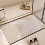 Bathroom Carpet,Absorbent Diatom Mud Floor Mat, Non-Slip Bath Rug, Toilet Doormat, Quick Drying Area Rugs 욕실 카펫 - Image 2