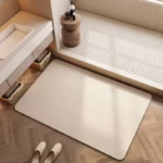 Bathroom Mat Absorbent Rug Toilet Carpet Water-absorbent Quick-drying Non-slip Floor Mats Soft Diatom Mud Area Bath Doormat - Image 2