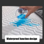 Safe Waterproof Mattress Cover Protector Soft Comfortable Breathable Printing Bedding Mattress Bed Cover Fitted Machine Washable - Image 4