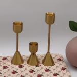 Luxury Golden Color Metal Candle Holders Candlestick Wedding Table Candle Stand New Year Bar Party Candelabra Home Decorations - Image 4
