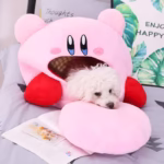 New Puppy Cat Dog Soft Warm Nest Kennel Bed Cute Plush Small Pet House Sleeping Mat Products Cozy Beds Pink cat bed Food mat pet - Image 4