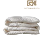 Goodnight Kiss Summer Duvet Insert 100% White Duck Down Comforter Ultra Soft Lightweight Hypoallergenic Washable Blanket