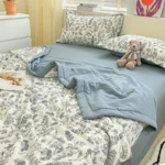 Printed Thin Duvet Skin-friendly Comforter 100x150cm for Kids Quilt Soft Bedspread Summer Blanket edredones (No Pillowcase) - Image 2