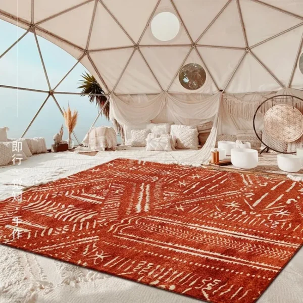 Bohemian Style Bedroom Decor Plush Carpet Morocco Carpets for Living Room Home Ethnic Retro Floor Mat Fluffy Soft Lounge Rug