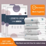 3 / 4-Piece Thickened Disposable Bed Sheet Non-Woven Dirty Proof Portable Bedding Set Travel Hotel Isolation Sheets - Image 3