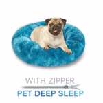 Super Pet King Dog Bed Zip Sofa Removable Dog Sleeping Bed Washable Donut Calming Long Plush Dog Beds XXL Detachable Dog House - Image 2