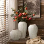 Retro Literary Creative Old Hydroponic Ceramic Vase, High-end Home Decoration, Flower Arrangement, Porch Living Room Decoration - Image 3