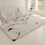 Luxurious Plush Area Rug - Soft, Washable, Modern Design for Home - Image 4