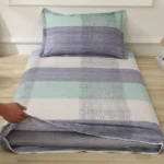 WOSTAR Fully enclosed with zipper mattress protector cover geometric printed baby couple single double bed sheet protection pad