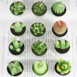 New Creative Aromatherapy Candle Simulated Succulent Plants - Image 3