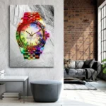 Graffiti Watch Creative Canvas Art Painting Modern Style Fashion Wall Art Poster and Prints for Home Office Room Wall Decor Gift
