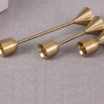 Luxury Golden Color Metal Candle Holders Candlestick Wedding Table Candle Stand New Year Bar Party Candelabra Home Decorations - Image 3
