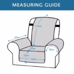 Solid Color Recliner Sofa Cover Dogs Pets Kid Anti-Slip Chair Covers Anti-wear Armchair Slipcovers Furniture Protector - Image 2