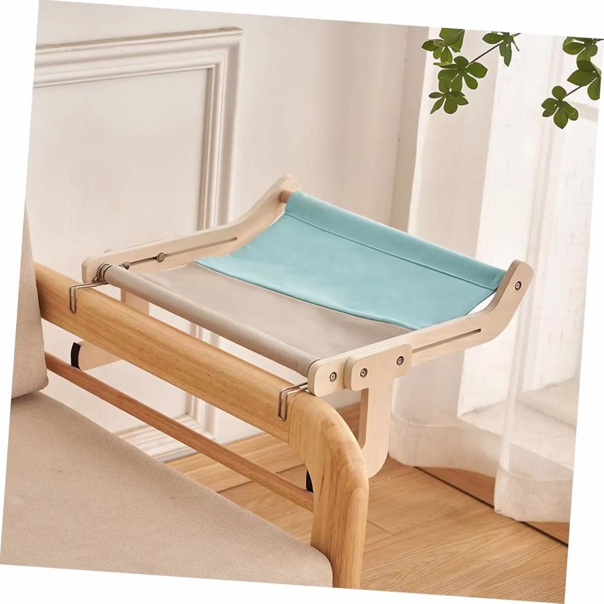 Bedside Bed Pet Nest Window Hanging Cat Bed Portable Removable Balcony Cat Window Hammock Hammock Hanging Cat Bed Cats Pet Nest - Image 2