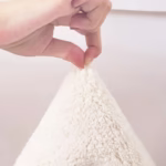 Round Fluffy Carpet For Living Room With Tassels,White Hairy Nursery Play Mat For Children,Soft Plush Bedroom Rugs For Kids - Image 3