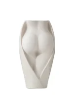 Ceramic Semi-naked Vase Human Body Crafts Female Ass Flower Arrangement Accessories Home Decoration Ornaments - Image 6