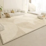 Luxurious Cream Plush Area Rug for Cozy Living Spaces - Image 3