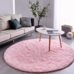 Plush Carpet Round for Living Room Area Rugs Kids Bedroom Crawling Game Floor Mat Gray Fluffy Carpet For Nursery Home Decor - Image 4