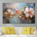Abstract Flower Oil Paintings Printed on Canvas Flowers and Plants Posters and Prints for Living Room Decoration No Frame - Image 5