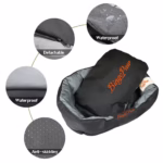 Dog Bed for All Season Pet, Calming Sleeping Mat, Sofa, Kennel Cushion with Removable Cushion, Oxford Cover, L, XL, XXL - Image 4