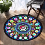 Pokemon Cartoon HD Printed Round Carpet Dropshipping Rug for Living Room Area Rug Large Pet Mat Soft Circle Rugs Room Carpet - Image 5