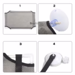 Cat Hammock Pet Summer Hammock Window Bed Home Bed Living Room Suction Cup Wall Hanging Pet Mesh Breathable Hammock Bed - Image 5