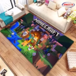 Classic Video Game M-M1necraft Carpet for Living Room Bedroom Hallway Long Strip Sofa Doormat Floor Rug Anti-slip Decor Mat Gift - Image 3