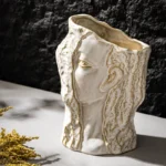OasinFace Abstract Ceramic Vase for Pampas Grass Dried Flower Nordic Home Decoration Living Room Shelf Table Decor Accessorie - Image 4