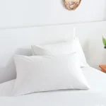 Solid color brushed duvet cover pillowcase set, Queen size simple high-end bedding set, corner strap design, not incuding sheet - Image 3