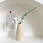 INS Ceramic Vase White Flower Pot Nordic Decorative Vase Dry Flower Vases for Home Living Room Desktop Decor ваза для цветов - Image 3