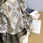 Soft Tassel Knitted Blankets Plaid Bohemian Tapestry Nap Blanket Vintage Autumn Winter Decor Blanket Sofa Cover Deken Cobertor - Image 5
