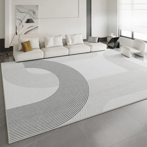 Chic Water-Resistant Large Living Room Area Rug for Cozy Style