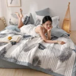 Duvet for Summer Double Bed Linen Quilted Bedspread 150X200 Home Quilt постельное белье (Pillowcase Need Order) - Image 4